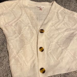 cute cropped cardigan